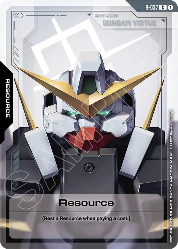 R-037, C, Resource (Gundam Virtue)