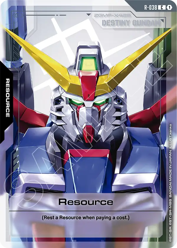 R-038, C, Resource (Destiny Gundam)