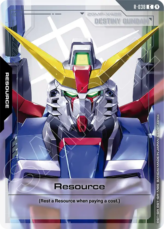R-038, C, Resource (Destiny Gundam)