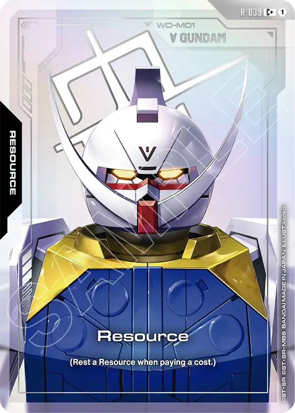 R-039, C, Resource (∀ Gundam) (Foil Version)