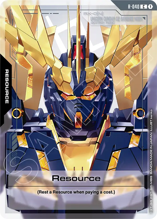 R-040, C, Resource (Unicorn Gundam 02 Banshee Norn (Destroy Mode))
