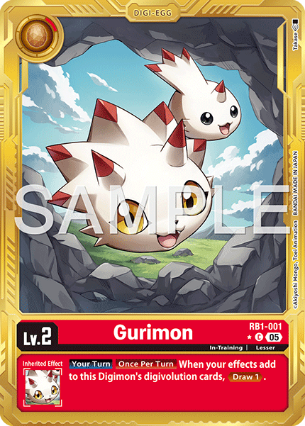RB1-001 C, Gurimon (AD1 Gold Reprint)