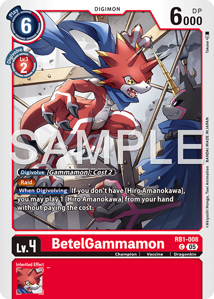 RB1-008 C, BetelGammamon (AD1 Reprint)