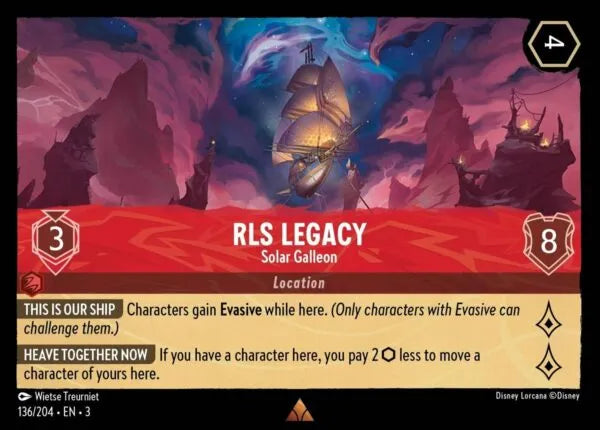 3INK-136, R, RLS Legacy - Solar Galleon (Foil)