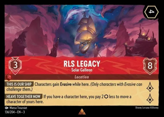 3INK-136, R, RLS Legacy - Solar Galleon (Foil)