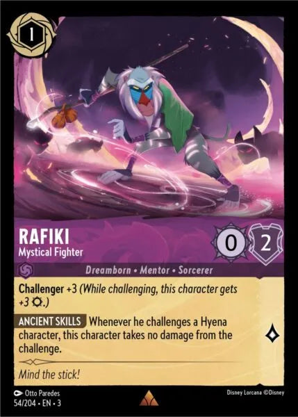 3INK-054, R, Rafiki - Mystical Fighter