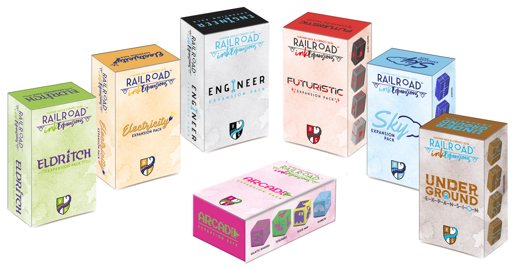 Board Games - Railroad Ink: Uitbreidingen