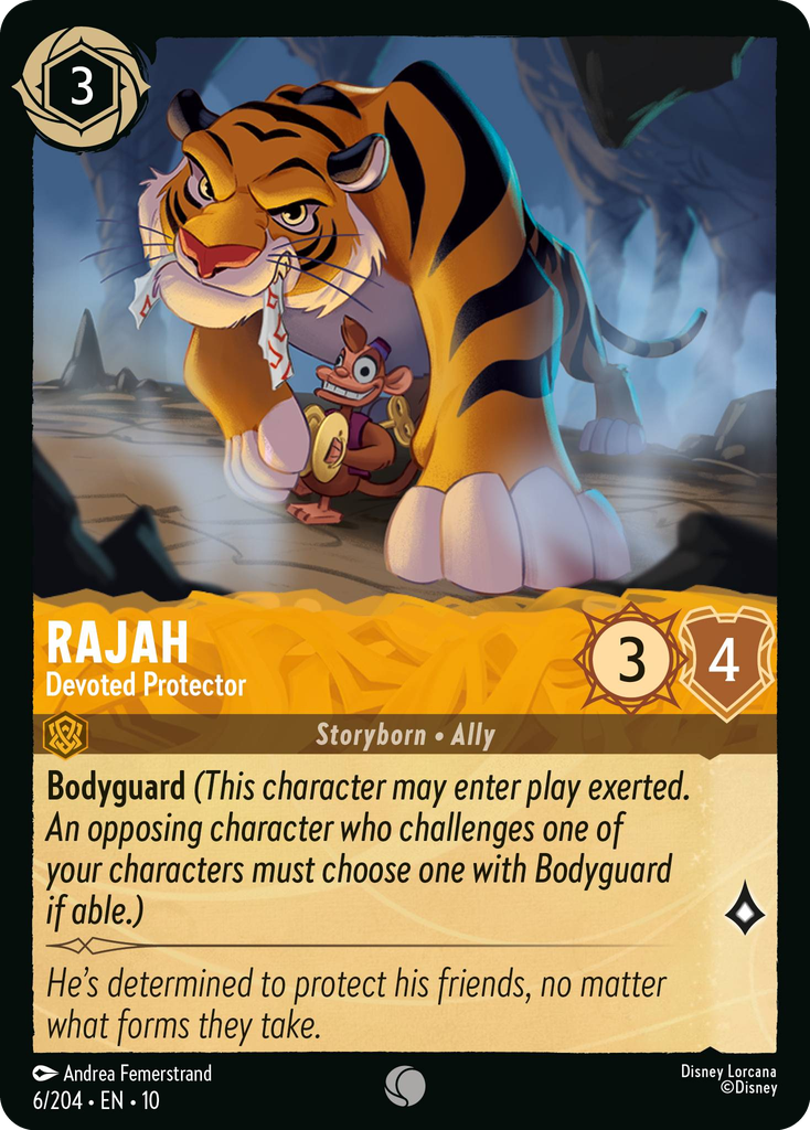 10WHI-006, C, Rajah - Devoted Protector (Foil)