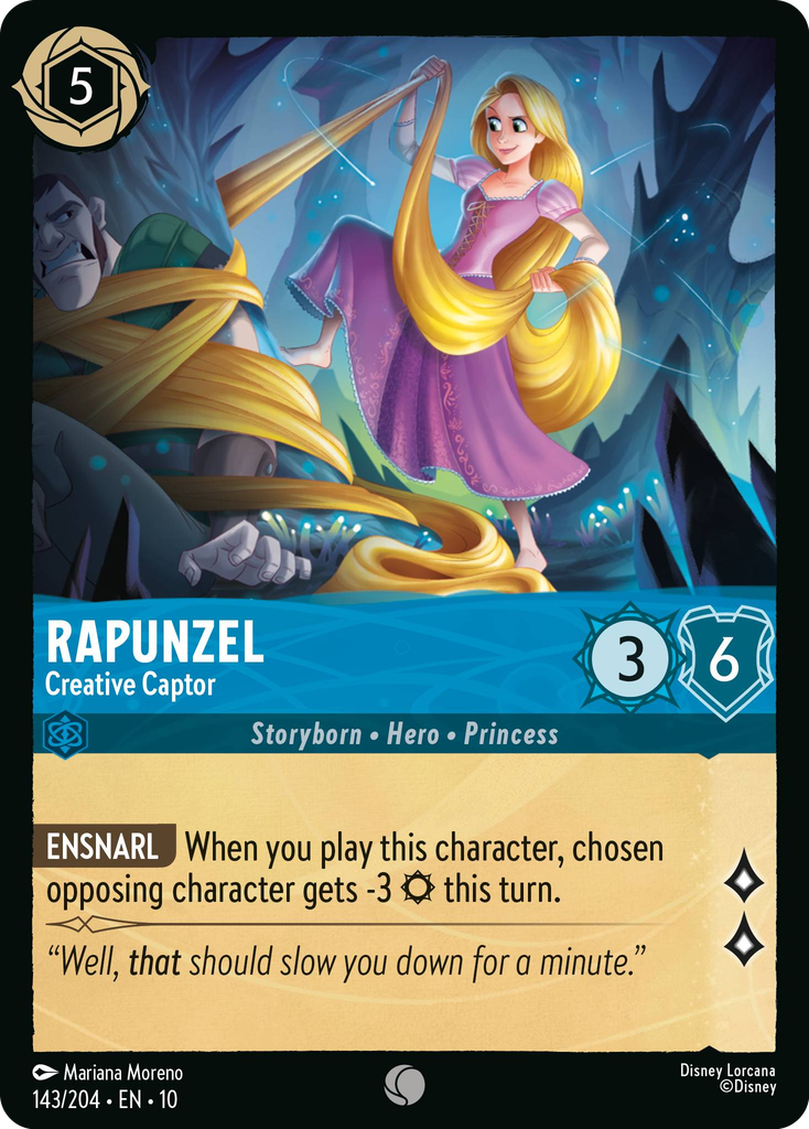 10WHI-143, C, Rapunzel - Creative Captor (Foil)
