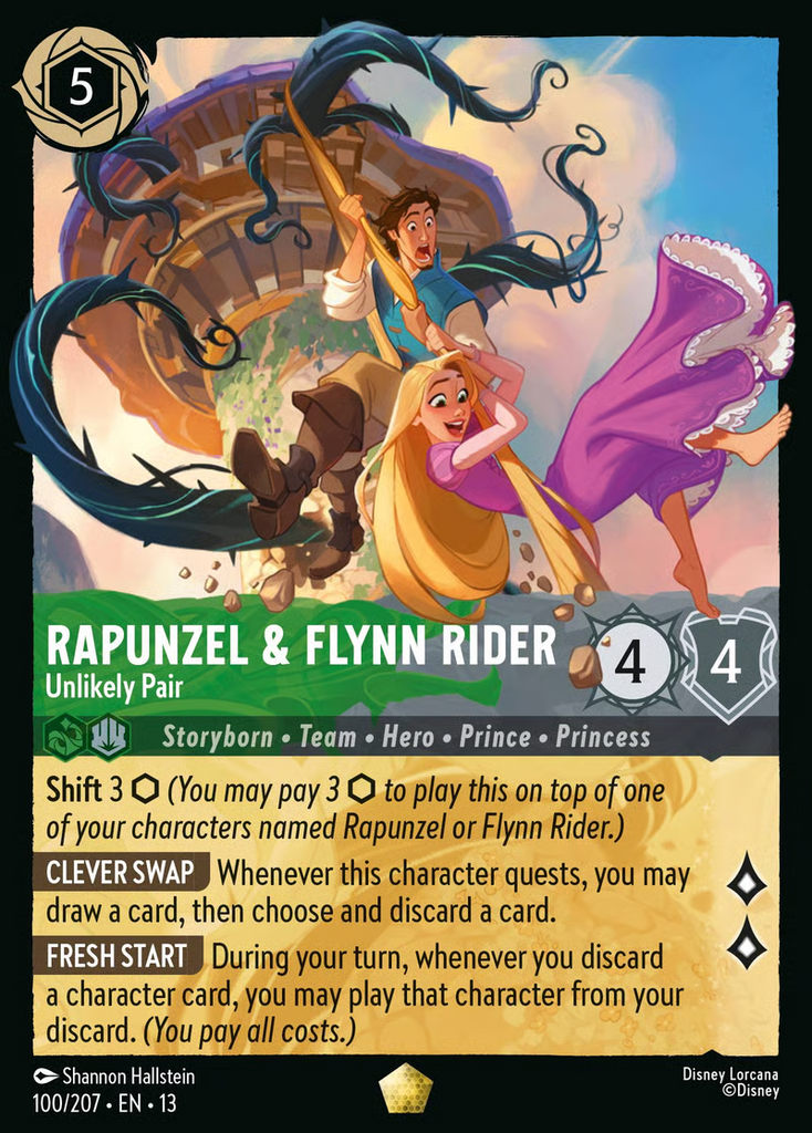 13ATK-100, L, Rapunzel & Flynn Rider - Unlikely Pair