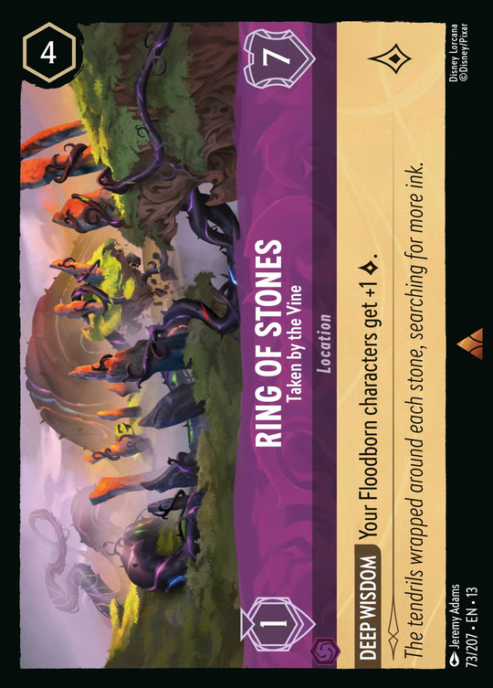 13ATK-073, R, Ring of Stones - Taken by the Vine