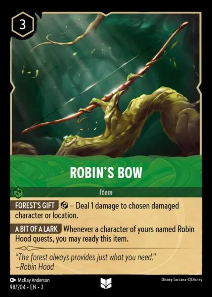 3INK-098, UC, Robin's Bow (Foil)