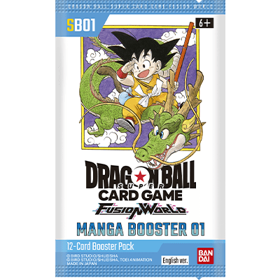 Dragon Ball Super Fusion World - Sealed -Manga Booster 01- [SB01] -Preorder-