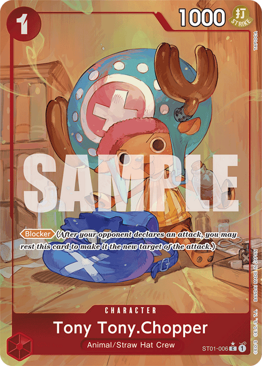 ST01-006, C, Tony Tony.Chopper (Reprint) (Alternate Art V2)