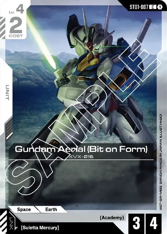 ST01-007, C, Gundam Aerial (Bit on Form)