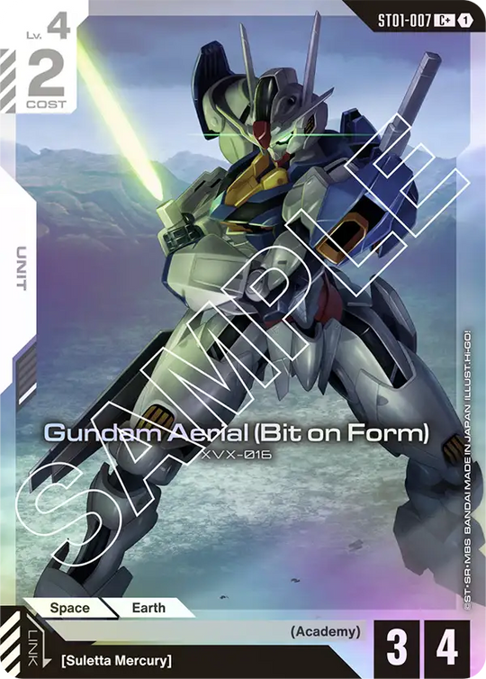 ST01-007, C, Gundam Aerial (Bit on Form) (Alternate Art)