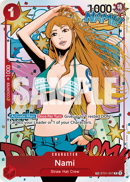 ST01-007, C, Nami (Treasure Rare)