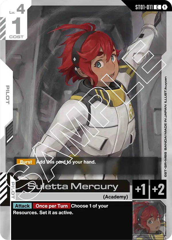ST01-011, C, Suletta Mercury