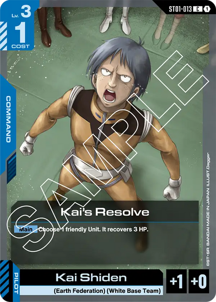 ST01-013, C, Kai's Resolve