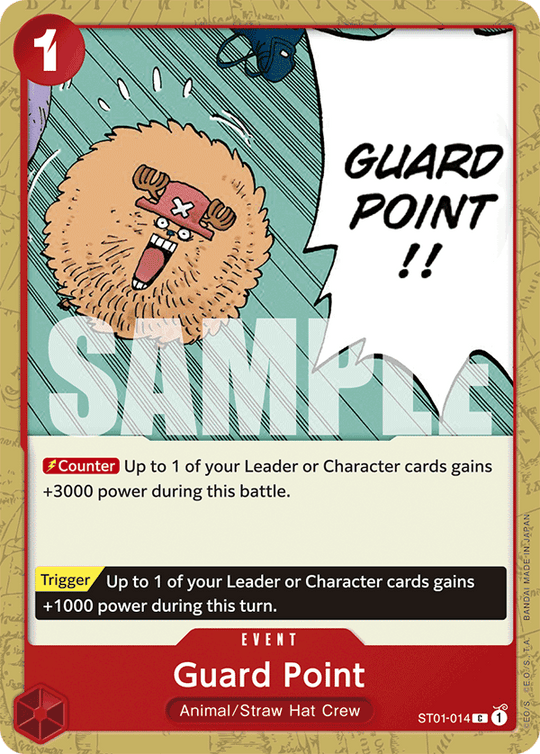 ST01-014, C, Guard Point (Reprint PRB version)