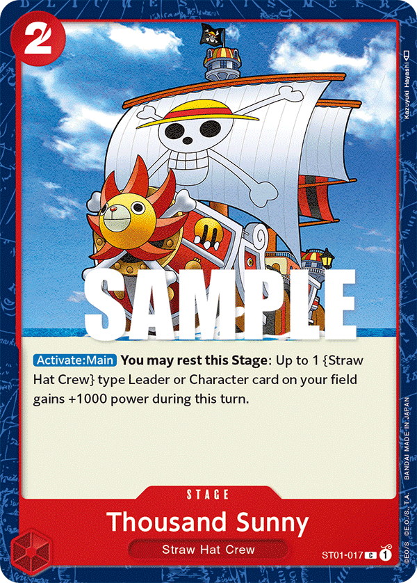 ST01-017, C, Thousand Sunny (Reprint)