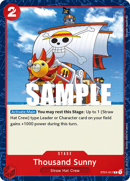 ST01-017, C, Thousand Sunny (Reprint)