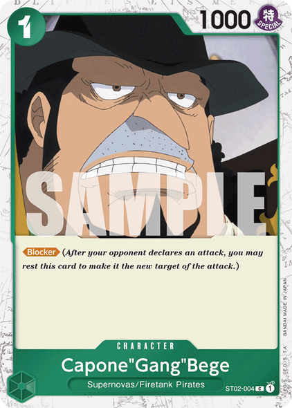 ST02-004, C, Capone"Gang"Bege (Reprint) (Foil)