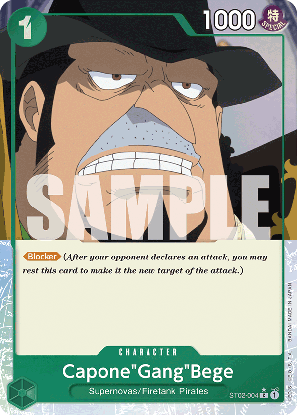 ST02-004, C, Capone"Gang"Bege (Reprint) (Alternate Art)
