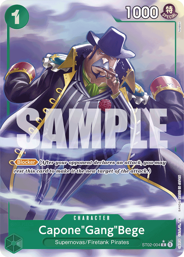 ST02-004, C, Capone"Gang"Bege (Reprint) (Alternate Art V2)
