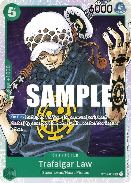 ST02-009, SR, Trafalgar Law (Reprint)
