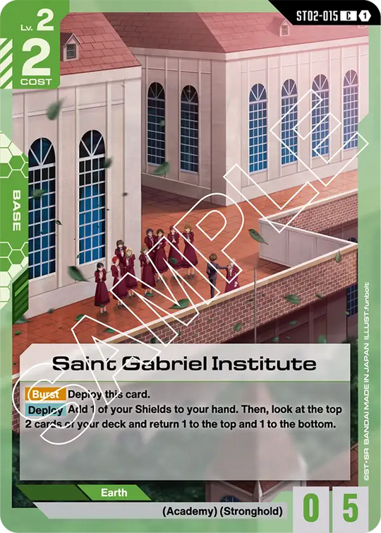 ST02-015, C, Saint Gabriel Institute
