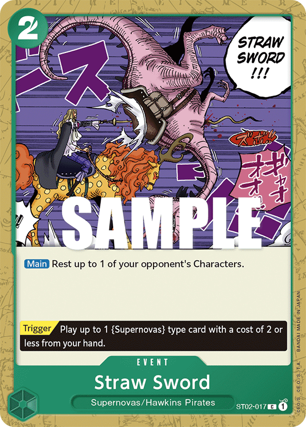 ST02-017, C, Straw Sword (Reprint)