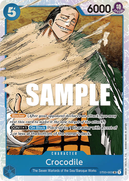 ST03-003, SR, Crocodile (Reprint)