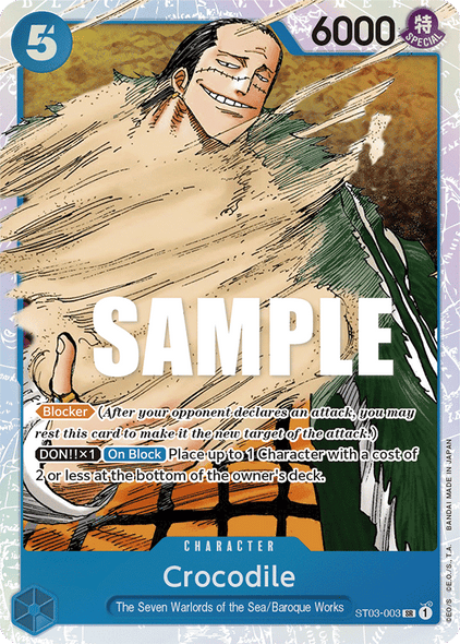 ST03-003, SR, Crocodile (Reprint)