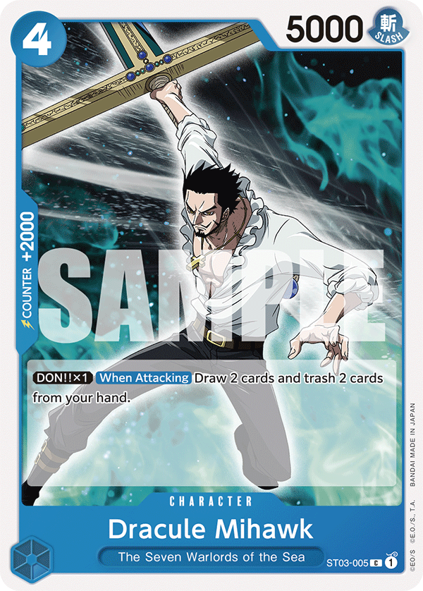 ST03-005, C, Dracule Mihawk (ST17)