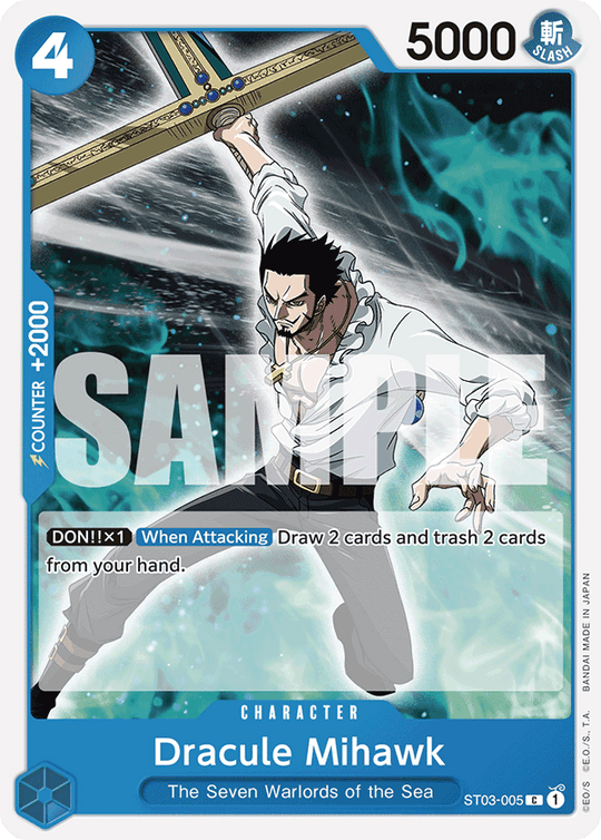 ST03-005, C, Dracule Mihawk (Reprint)
