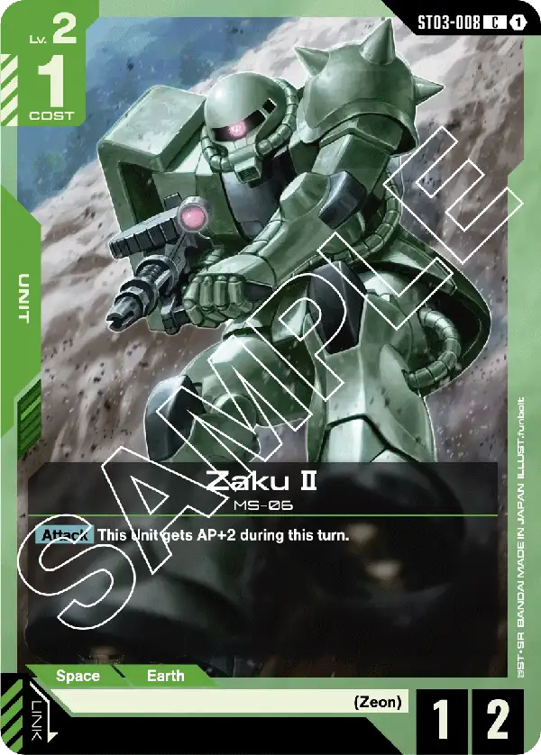 ST03-008, C, Zaku Ⅱ