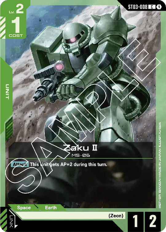 ST03-008, C, Zaku Ⅱ