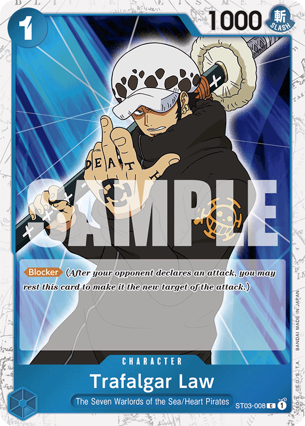 ST03-008, C, Trafalgar Law (Reprint) (Foil)