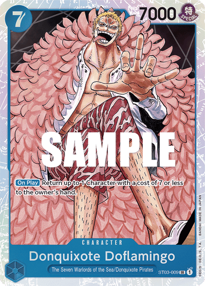 ST03-009, SR, Donquixote Doflamingo (Reprint)