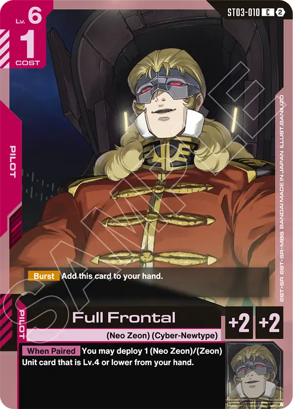 ST03-010, C, Full Frontal (SC01 Reprint)