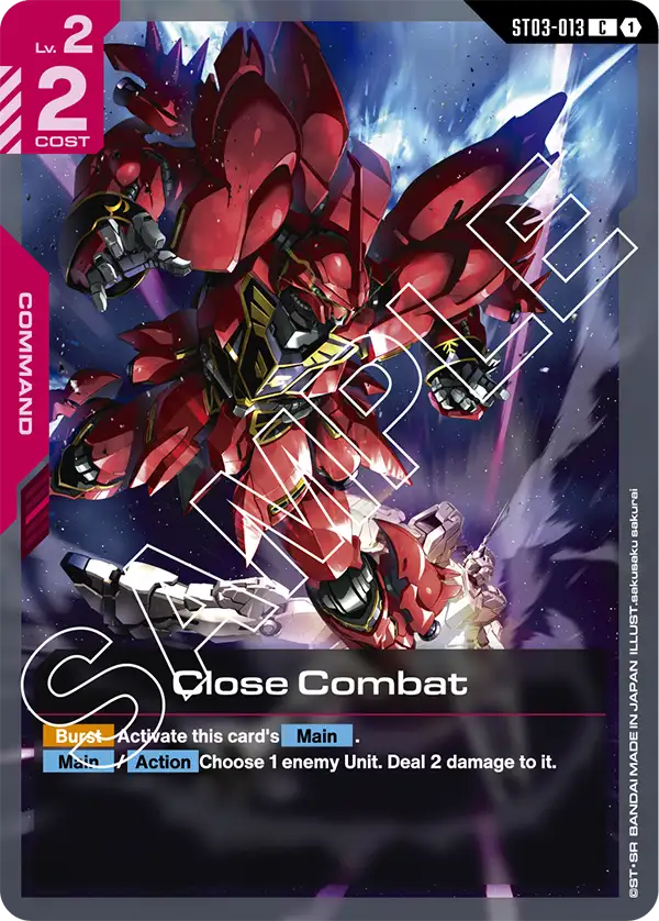 ST03-013, C, Close Combat