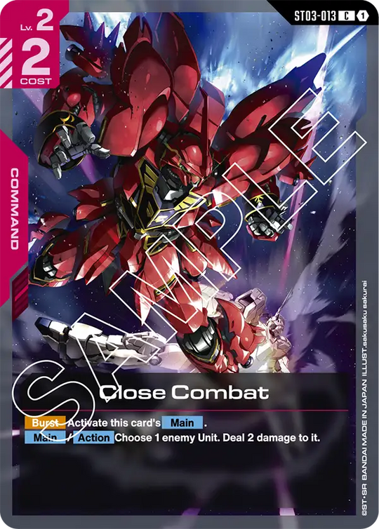 ST03-013, C, Close Combat