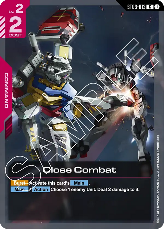 ST03-013, C, Close Combat (ST06 Version)