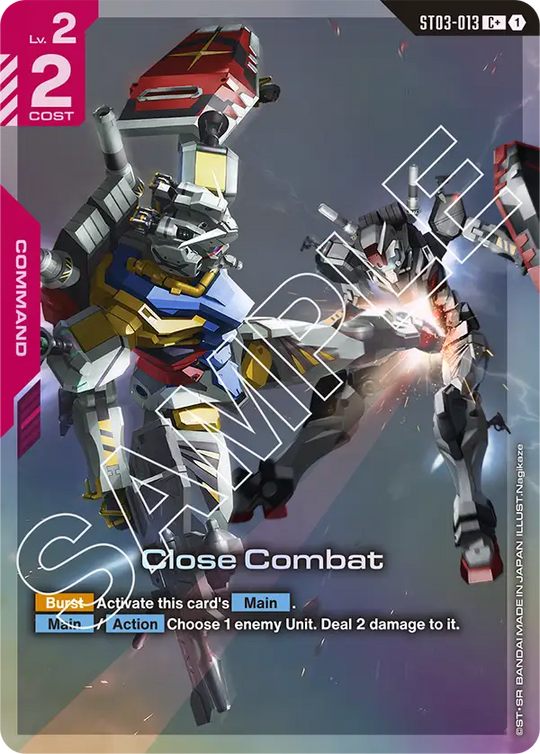 ST03-013, C, Close Combat (ST06 Version Alternate Art)