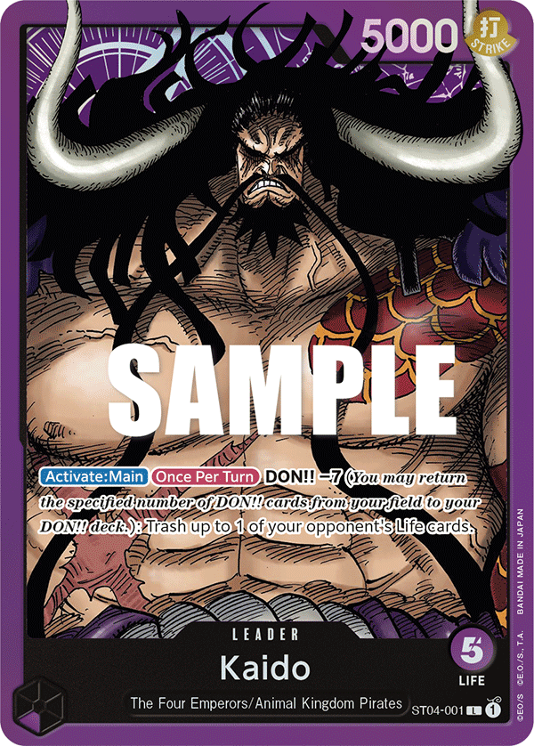 ST04-001, L, Kaido (Reprint)