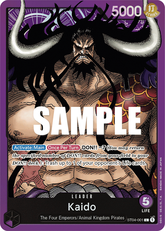 ST04-001, L, Kaido (Reprint)