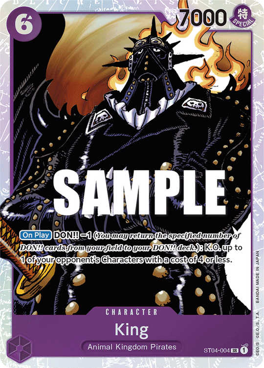 ST04-004, SR, King (Reprint)