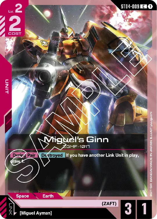 ST04-009, C, Miguel's Ginn