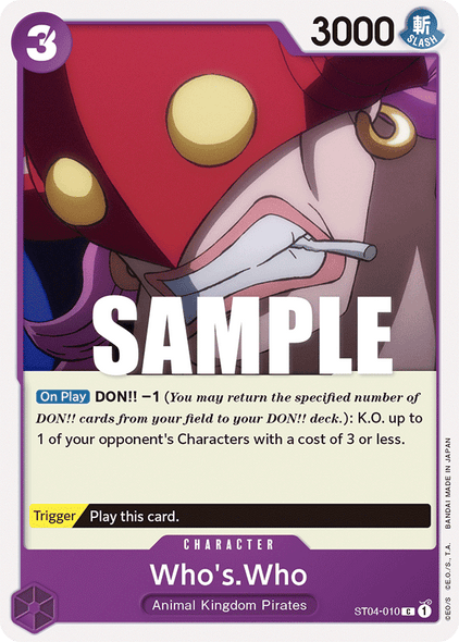 ST04-010, C, Who's.Who (Reprint)